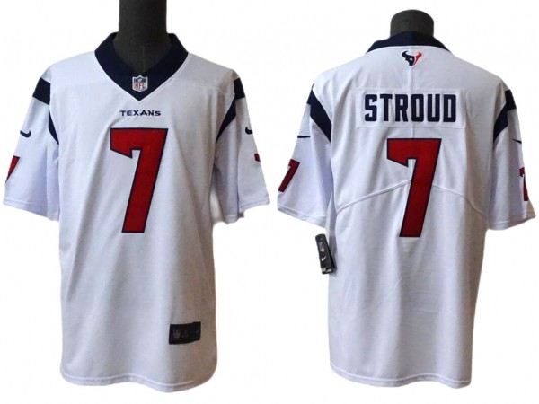 Houston Texans 7 C J Stroud White Vapor Limited Jersey